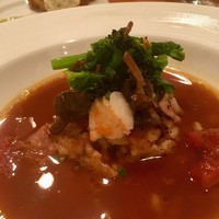 リベロ - ウサギと大麦の焼きファロット
                甲殻類のビスク仕立て