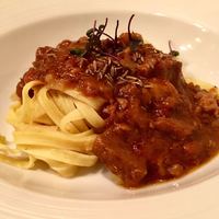リベロ - 国産仔羊のラグーと春キャベツのパスタ
                  クミンの香り
