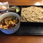 おかだ - 汁つけ蕎麦735円(税込)