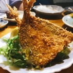 みたかや酒場 - アジフライ