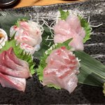 湘南の魚とワインの店 ヒラツカ - 4種の刺身盛り合わせ