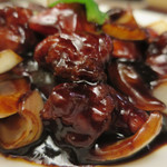 Kenkou Chuukaan Seiren - 肉の黒酢炒め　※日替わりランチ　