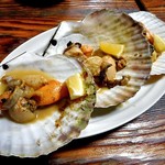 よし半 - ホタテバター焼き