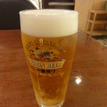 幸楽 - 生ビール\500