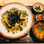 [Kumamoto] Takana fried rice set meal