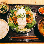[Miyazaki] Chicken Nanban set meal