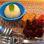 お料理　京柳 - 果物４種盛り合わせ