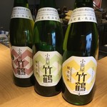 焼鳥今井 - 純米酒の燗酒も焼鳥今井ならではのラインナップ