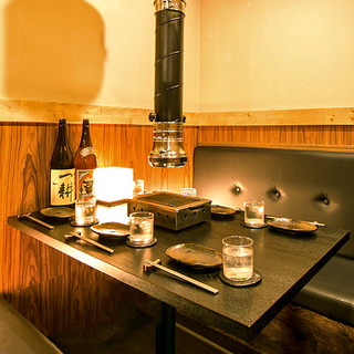 Enjoy Yakiniku (Grilled meat) in a stylish space with a calm atmosphere