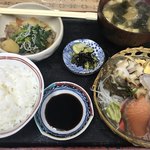 田舎茶屋 - さしみ定食