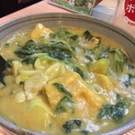 カレーうどん専門　サンビーノ - カレーうどん（ほうれん草トッピング）