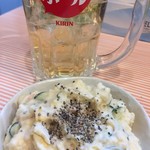 カレーうどん専門　サンビーノ - ポテサラ美味しいーの♪