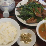 盛 - レバー定食　1000円