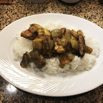 江洲あぶらや - ポークマサラ（サラダ・スープ付き）（900円）
