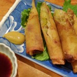 おぎ野 - 春キャベツとコンビーフの春巻き