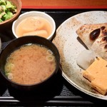 めしの助 - ぶりかま塩焼き定食