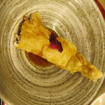 天ぷら やす田 - 最後は丼つゆをかけて