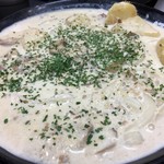 極楽うどん TKU - 白いカレーうどん（￥982）