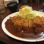 とんかつ ひろ喜 - 特大ヒレとんかつ定食（￥1100）