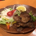 おやじすし一喜 - まぐろほほ肉ステーキ（￥680）