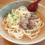 うどん そば 浪花 - 牛すじうどん ¥750