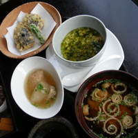 醍醐味 丸ビル - 天麩羅、茶碗蒸し、煮物、味噌汁