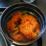 とんかつあさくら - 赤だし汁