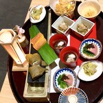 Nihon Ryouri Isegin - 前菜 旬菜盛り込み