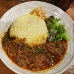SPICY CURRY 魯珈 - 花椒痺れる！麻辣牛バラ咖喱のライス大盛