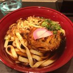 うどん そば 壺屋 - 天ぷらきしめん ¥440- (2018.3.31)
