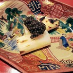 肉屋 雪月花 NAGOYA - ホワイトアスパラ、キャビア