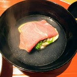 肉屋 雪月花 NAGOYA - しゃぶしゃぶ、ミスジ、ハマグリ、菜の花