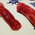 肉屋 雪月花 NAGOYA - 肉寿司、ランプ、ハネシタ