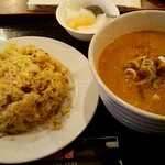 Fukuen Shuka - 半チャーハン+半担々麺セット