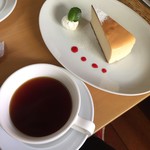 ダブリンルームカフェ - チーズケーキセット