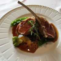 レストラン プランデルブ北鎌倉 - 仔羊背肉のロースト