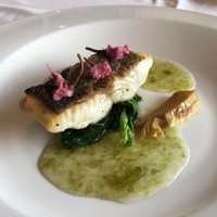 レストラン プランデルブ北鎌倉 - ヒラスズキの紙包み焼き