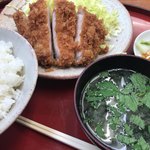 とんかつ繁 - ロースカツ定食1,200円