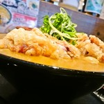 うどん居酒屋 江戸堀 - 鶏天カレーうどん