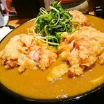 うどん居酒屋 江戸堀 - 鶏天カレーうどん