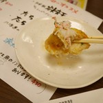 Shunsensakaba Irasshai - 2018/1/27  蟹クリームコロッケのアップ♪♪♪