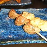 炭火焼鳥 鶏拓 - 盛り合わせの一品ハートとせせり
