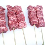 鳥八 - 国産牛ばら串