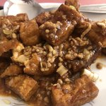 Taiwan Shisen Ryouri Toukarou - 揚げ豆腐とミンチの炒め物UP