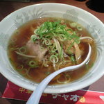 中華菜館　チャオ - 醤油ラーメン：炒めた具色々：ひき肉入り