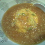 天津飯小サイズ：醤油ラーメンとセットで￥６００円