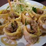 中華菜館　チャオ - 春巻一人前：３５０円：８切れ