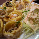 中華菜館　チャオ - 卵の薄焼きを揚げる春巻き：元町民生タイプ：激旨！！！
