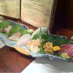 昌佳 - 刺身盛合せ～（馬刺し付き）