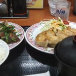 餃子の王将 浜松店 - 餃子定食＆ニラレバ
